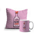 Mom You Light up My Life Printed cushion mug combo - Uncommongifts.in