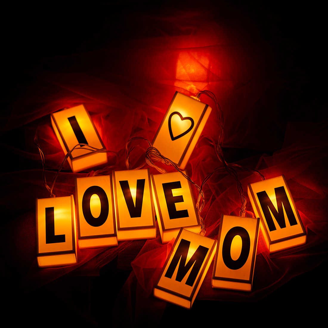 Alphabet string lights - Uncommongifts.in