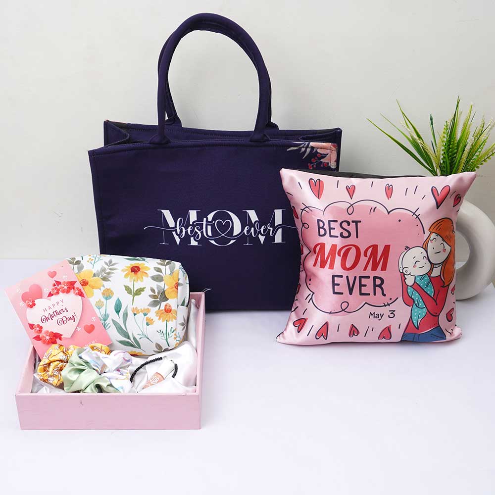 Happy Mother's Day Printed Bag Pouch Combo