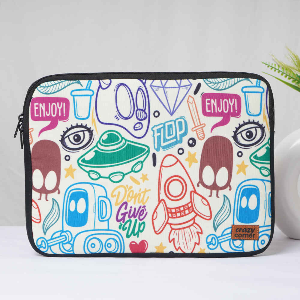 Multicolor Printed Laptop Sleeve/Cover 13 inch