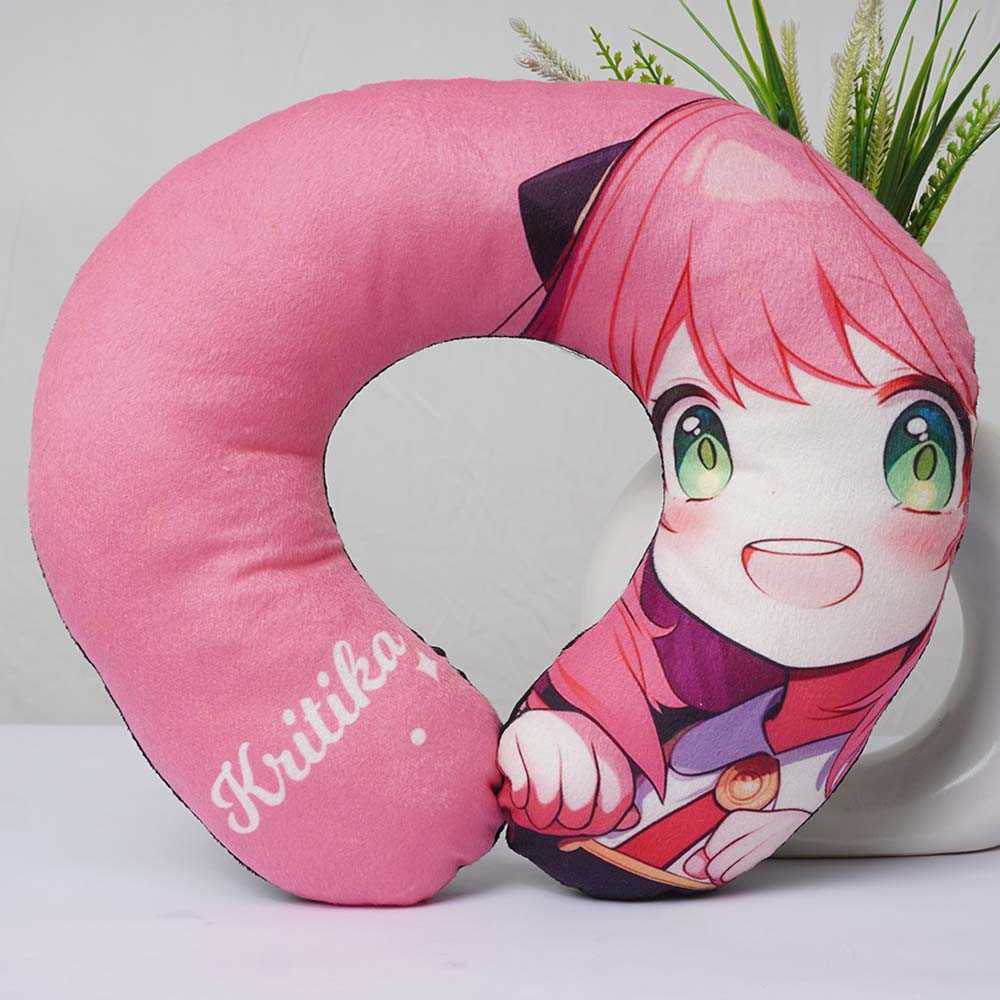 Personalised Cartoon Printed Kids Neck Pillow