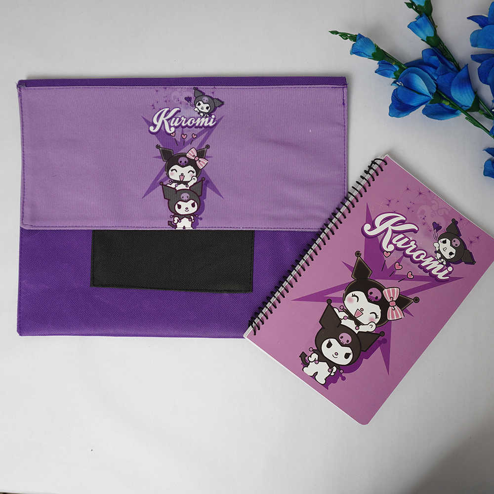Personalised Cat Printed Kids Document Folder & Diary