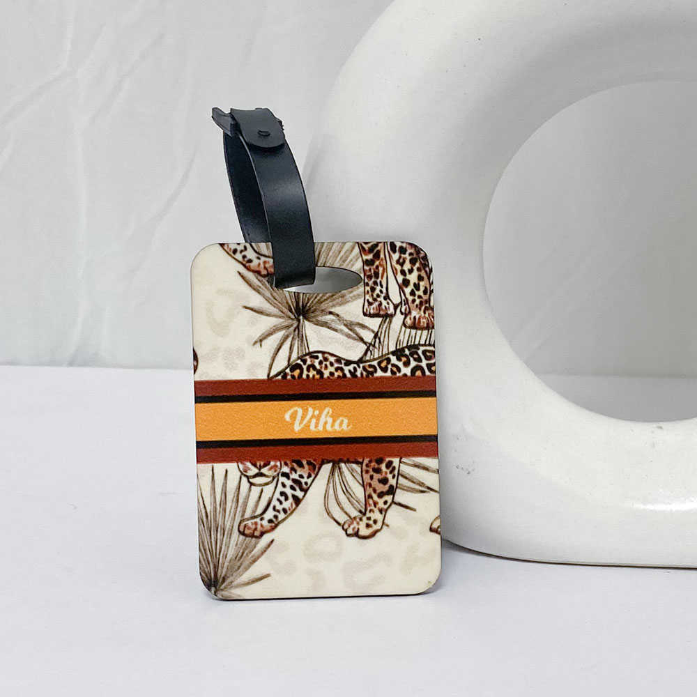 Personalized Animal Printed Luggage Tag