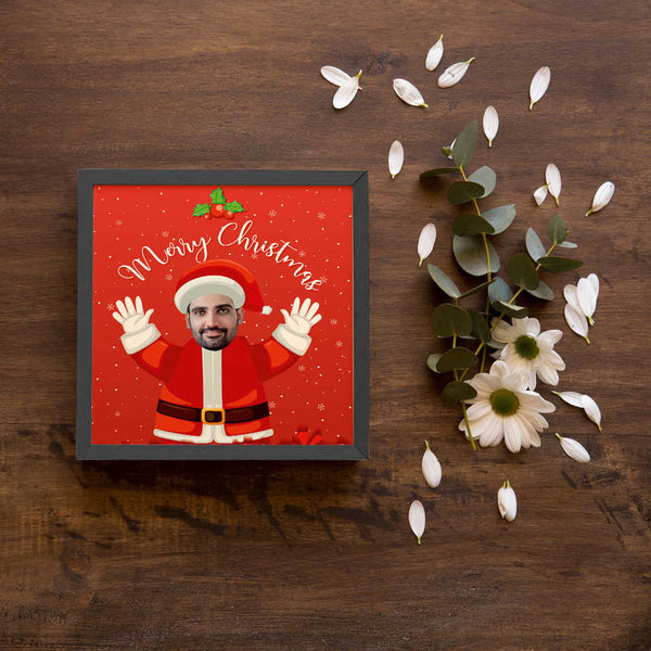 Christmas Personalised Santa Photo Frame | COD Not Available